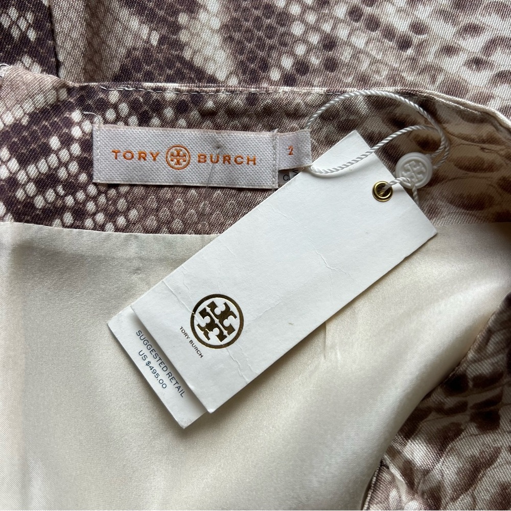 NWT Tory Burch Silk Wool Mikado Wrap Skirt - Picture 8 of 12